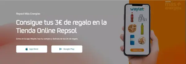 3€ de REGALO en la tienda online de Repsol 3€ de REGALO en la tienda online de Repsol