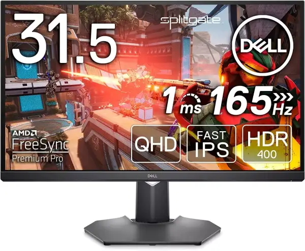 Monitor Dell Gaming de 31.5" QHD 1ms 165Hz Monitor Dell Gaming de 31.5" QHD 1ms 165Hz