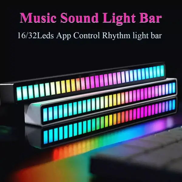 Barra de luz de sonido de música RGB Barra de luz de sonido de música RGB
