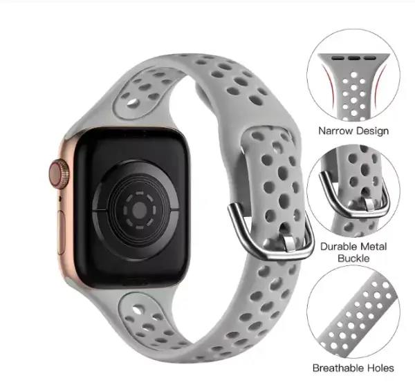 Correa de silicona para Apple Watch 38-41mm Correa de silicona para Apple Watch 38-41mm