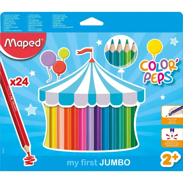 Pack 24 Lápices de Colores Color' Peps Early Age Maped Pack 24 Lápices de Colores Color' Peps Early Age Maped