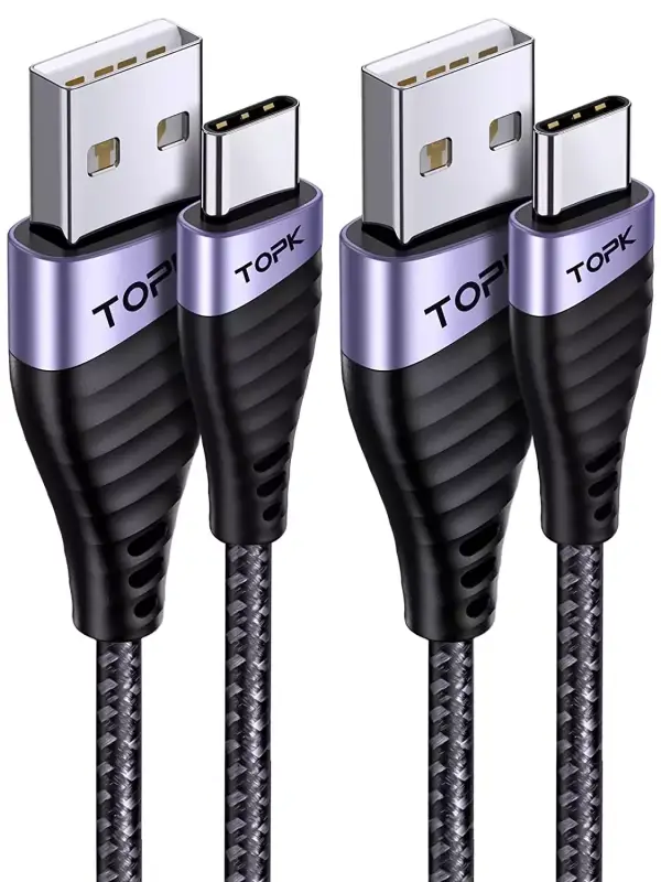Pack de 2 cables USB C 2M Pack de 2 cables USB C 2M