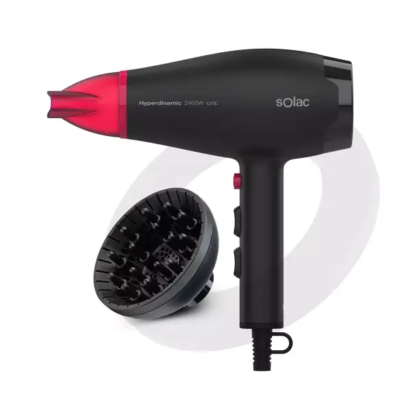 Secador de pelo profesional Solac Hyperdinamic Ionic 2400W Secador de pelo profesional Solac Hyperdinamic Ionic 2400W