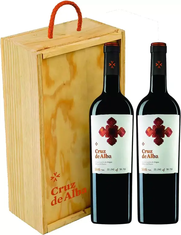 Estuche 2 botellas Vino Tinto Crianza Cruz de Alba Estuche 2 botellas Vino Tinto Crianza Cruz de Alba