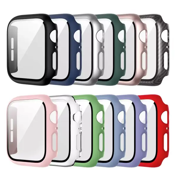Cubierta para Apple Watch + Vidrio Templado Cubierta para Apple Watch + Vidrio Templado