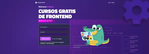 Semana del Frontend en Código facilito con TODOS los cursos GRATIS Semana del Frontend en Código facilito con TODOS los cursos GRATIS