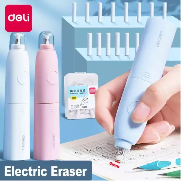 Borrador eléctrico + 10 núcleos de borradores Borrador eléctrico + 10 núcleos de borradores