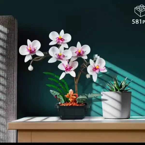 Kit de construcción de flores orquídeas Kit de construcción de flores orquídeas