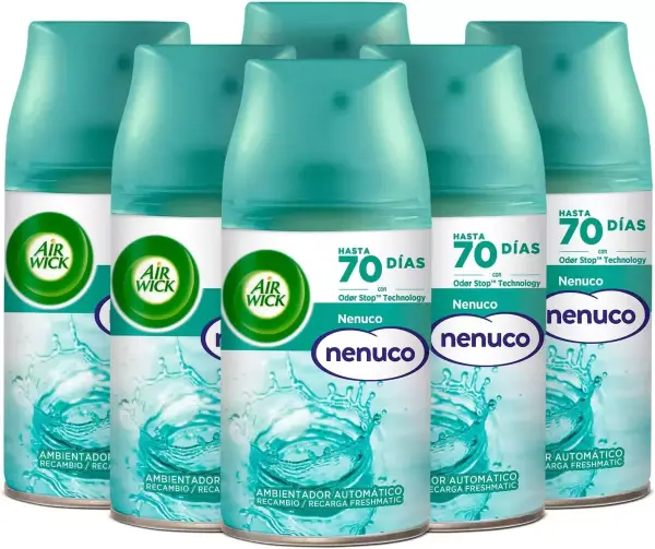 Pack 6 Air Wick Freshmatic Nenuco Pack 6 Air Wick Freshmatic Nenuco