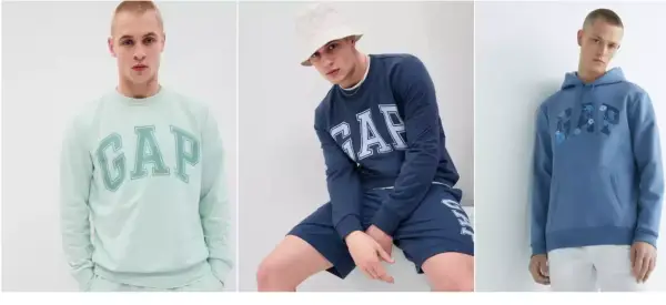 Recopilación de sudaderas Gap para mujeres, hombres y niños Recopilación de sudaderas Gap para mujeres, hombres y niños