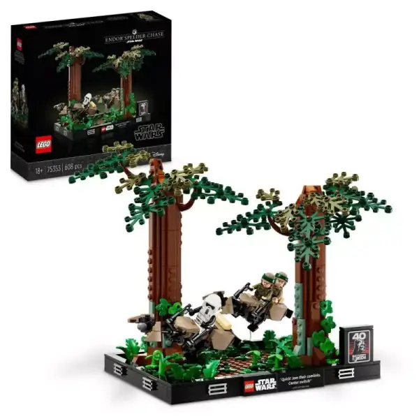 LEGO Star Wars 5353 Diorama: Duelo de Speeders en Endor LEGO Star Wars 5353 Diorama: Duelo de Speeders en Endor