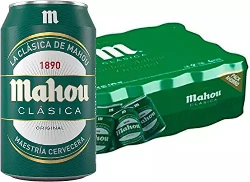 28 Latas x 33cl Mahou Clásica Cerveza Dorada Lager 28 Latas x 33cl Mahou Clásica Cerveza Dorada Lager