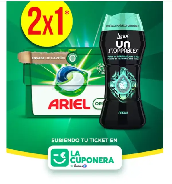 2X1 en Ariel PODs y Lenor Unstoppables 2X1 en Ariel PODs y Lenor Unstoppables