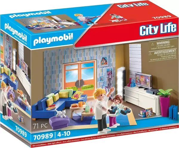 PLAYMOBIL 70989 City Life Salón con efectos de luz PLAYMOBIL 70989 City Life Salón con efectos de luz