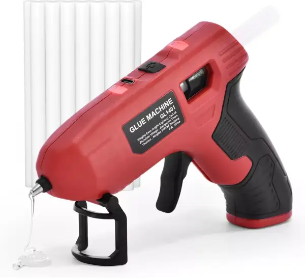 Pistola de Silicona Caliente Inalámbrica + 15 Barras Pistola de Silicona Caliente Inalámbrica + 15 Barras