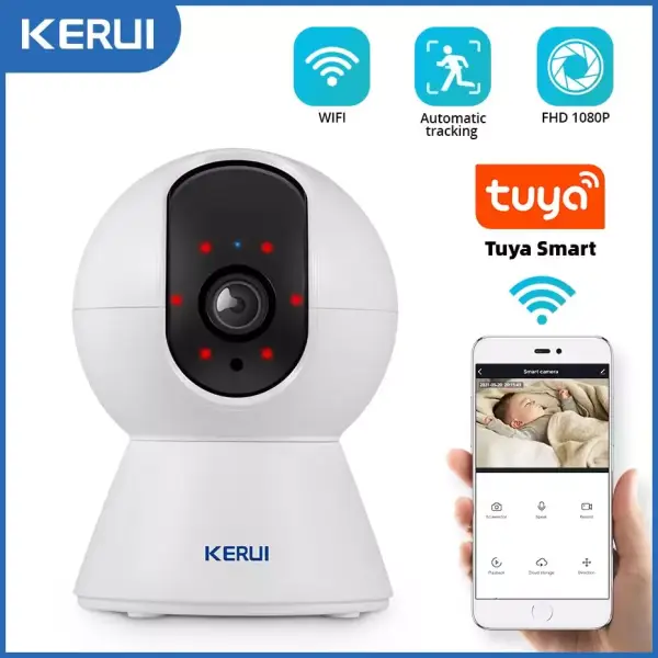KERUI-Mini Cámara IP Inteligente Tuya HD KERUI-Mini Cámara IP Inteligente Tuya HD