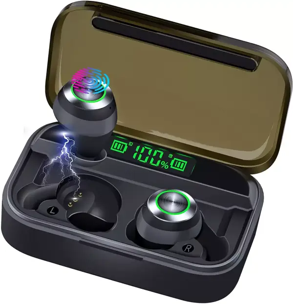 Auriculares Inalámbricos Bluetooth 5.1 con estuche de carga Auriculares Inalámbricos Bluetooth 5.1 con estuche de carga