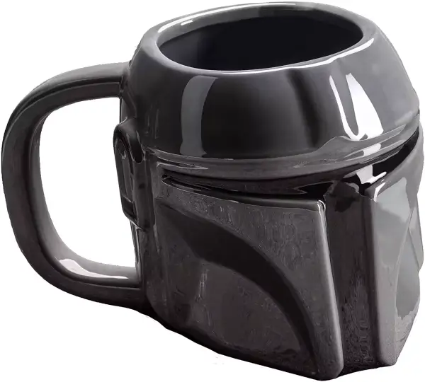 Paladone Taza para casco mandaloriano (Mandalorian Helmet Mug, Oversized) Paladone Taza para casco mandaloriano (Mandalorian Helmet Mug, Oversized)