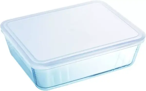 Recipiente rectangular 4 litros con tapa Recipiente rectangular 4 litros con tapa
