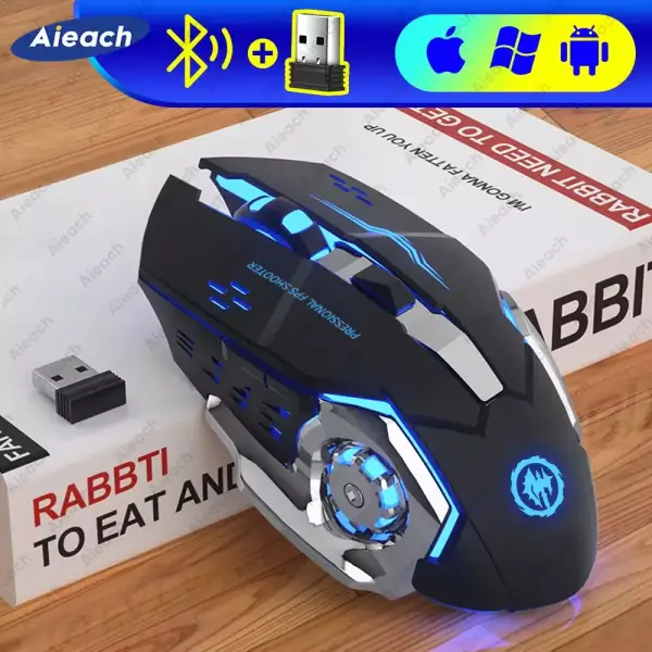 Ratón inalámbrico recargable 2000DPI Ratón inalámbrico recargable 2000DPI
