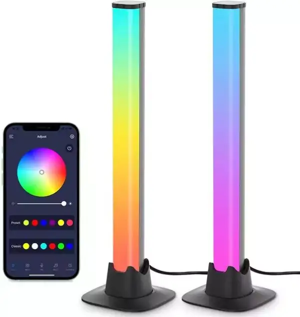 2x Barras de luz LED RGB Inteligente WiFi 2x Barras de luz LED RGB Inteligente WiFi