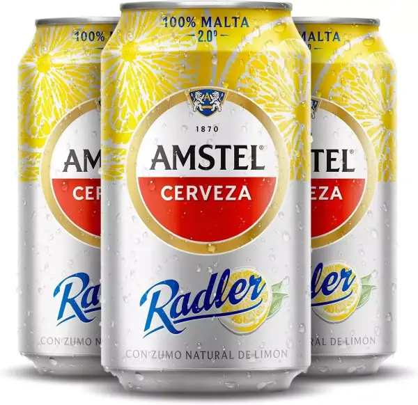 Amstel Radler Cerveza Limon Pack Latas, 24 x 33cl Amstel Radler Cerveza Limon Pack Latas, 24 x 33cl