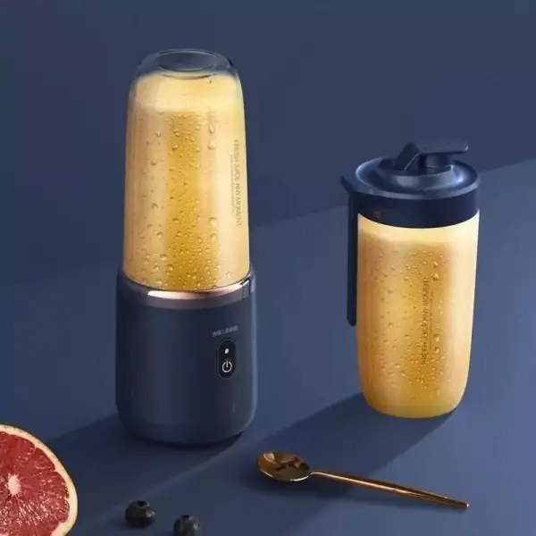 Exprimidor portátil de 6 cuchillas + taza portátil Exprimidor portátil de 6 cuchillas + taza portátil