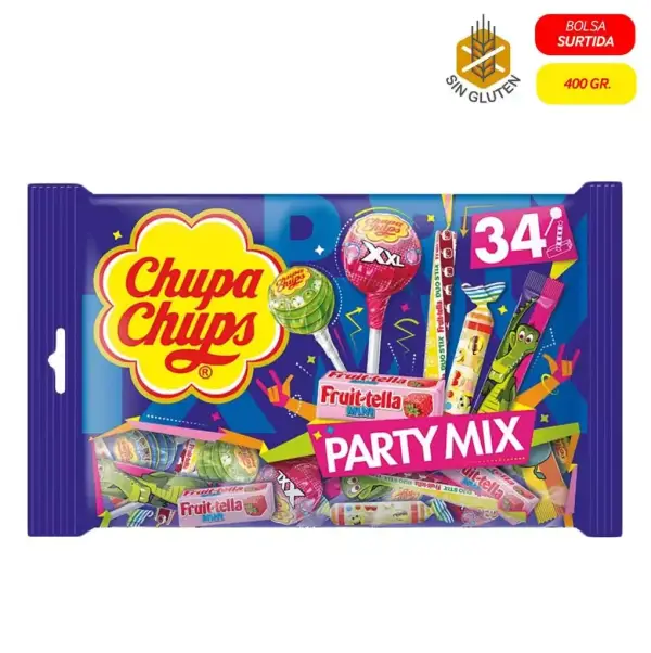 Lote de 2 bolsas de Chupa Chups Party Mix Lote de 2 bolsas de Chupa Chups Party Mix
