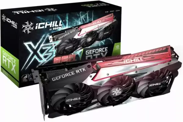 Gráfica NVIDIA RTX 3060 Inno3D iChill X3 Red LHR (12 GB) Gráfica NVIDIA RTX 3060 Inno3D iChill X3 Red LHR (12 GB)