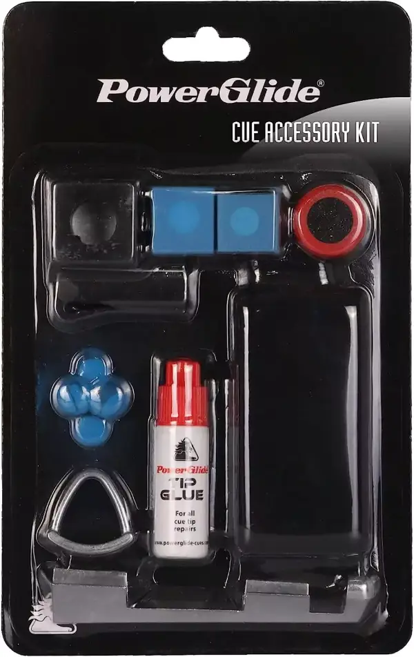 Kit de Accesorios para taco de billar POWERGLIDE Kit de Accesorios para taco de billar POWERGLIDE