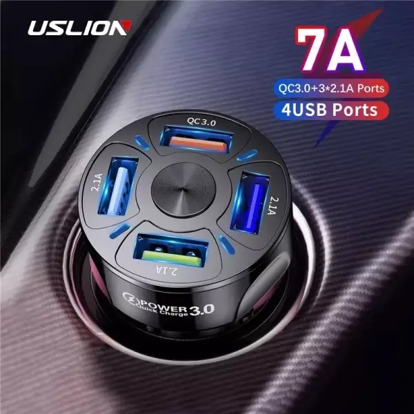 Cargador 4 USB QC3.0 48W Cargador 4 USB QC3.0 48W