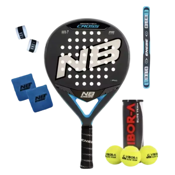 Pala de pádel Enebe Cross 22 + regalos Pala de pádel Enebe Cross 22 + regalos