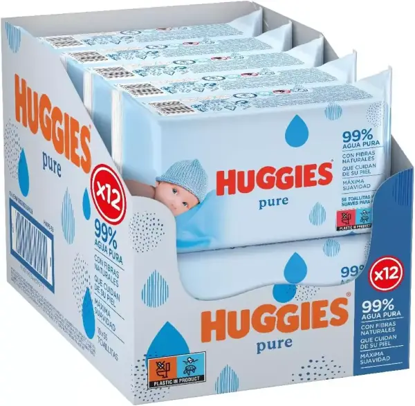 672 Toallitas Huggies Pure Extra Care 672 Toallitas Huggies Pure Extra Care