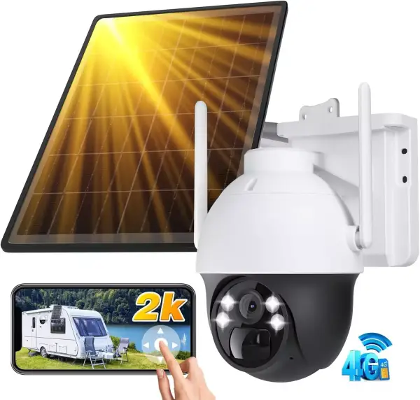 Cámara de Vigilancia WiFi/LTE Solar 360º 2K Dihoom Cámara de Vigilancia WiFi/LTE Solar 360º 2K Dihoom
