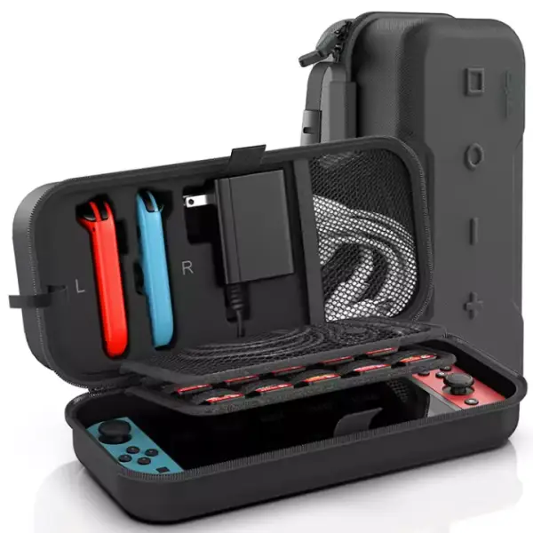 Estuche protector con compartimientos para Nintendo Switch Estuche protector con compartimientos para Nintendo Switch