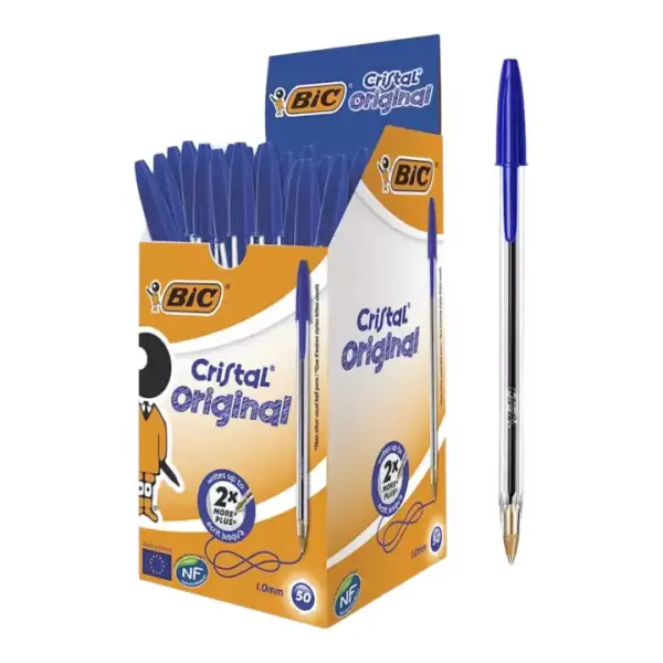 50x Bolígrafos BIC Cristal Original Azul 50x Bolígrafos BIC Cristal Original Azul