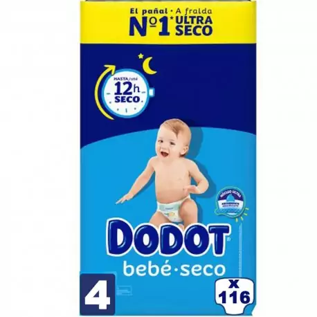 Pañales Dodot Bebé Seco talla 4 Pañales Dodot Bebé Seco talla 4