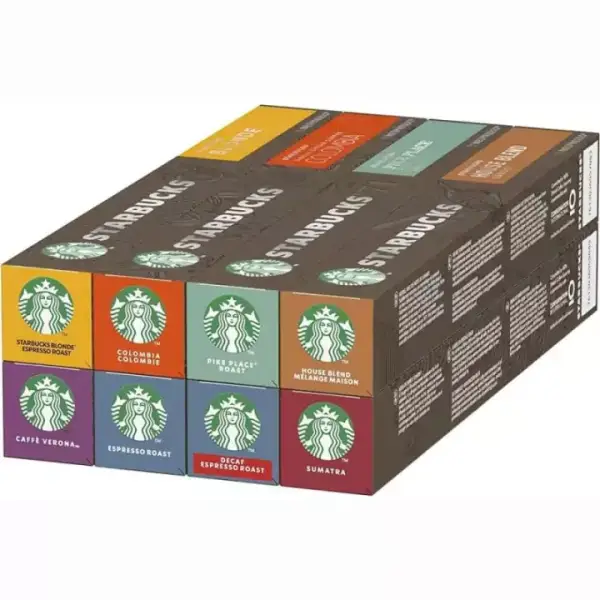 10 cápsulas x 8 variedades Starbucks Selección 10 cápsulas x 8 variedades Starbucks Selección