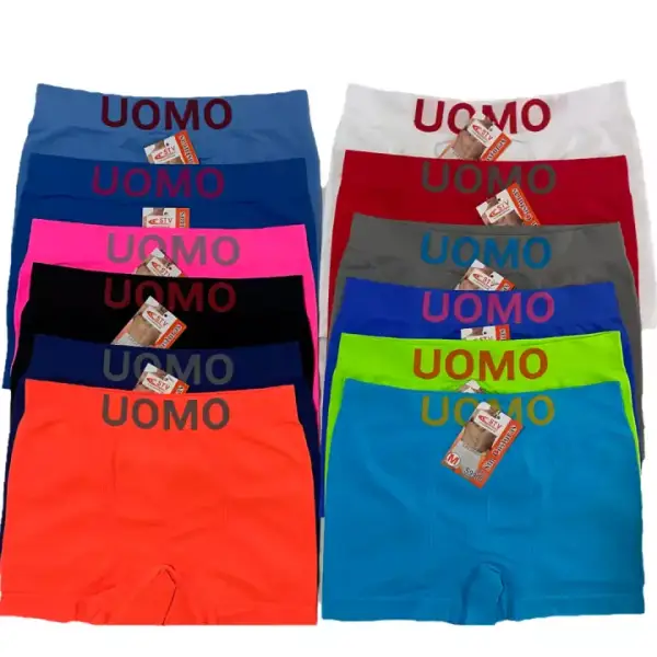 Pack 12 calzoncillos boxer UOMO Pack 12 calzoncillos boxer UOMO