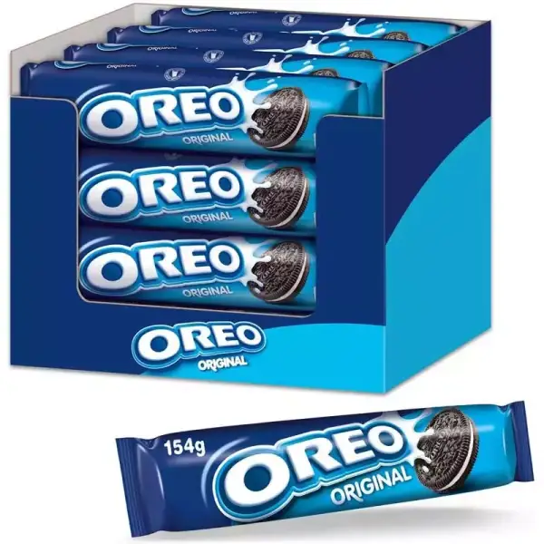 Caja 16 uds. 154 g Galletas Oreo Original Caja 16 uds. 154 g Galletas Oreo Original