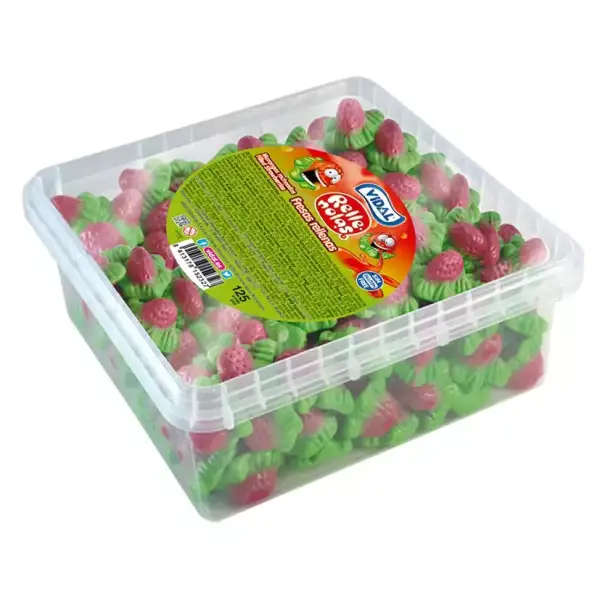 Fresas rellenas bandeja 150ud golosinas Vidal Fresas rellenas bandeja 150ud golosinas Vidal