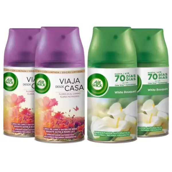 Pack 4 recambios Air Wick Freshmatic Pack 4 recambios Air Wick Freshmatic