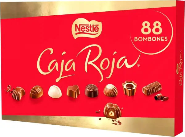 2 Cajas Rojas Bombones Nestlé 2 Cajas Rojas Bombones Nestlé