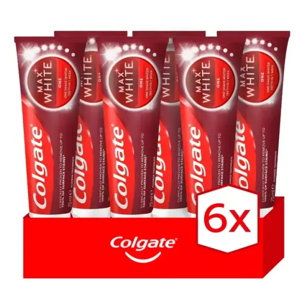 6x 75ml Colgate Max White One 6x 75ml Colgate Max White One