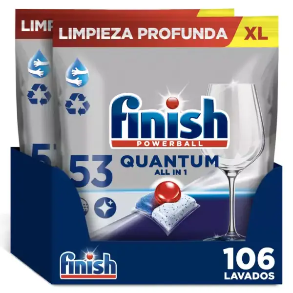 106 pastillas Finish Quantum All in 1 106 pastillas Finish Quantum All in 1