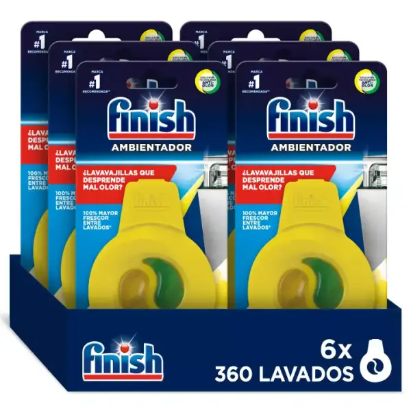 Finish 6x Ambientador Lavavajillas limón Finish 6x Ambientador Lavavajillas limón