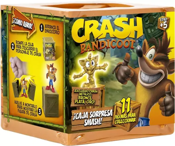 Caja sorpresa Crash Bandicoot Bizak Caja sorpresa Crash Bandicoot Bizak