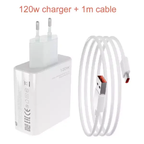 Cargador para Xiaomi Turbo Charge 120W Cargador para Xiaomi Turbo Charge 120W
