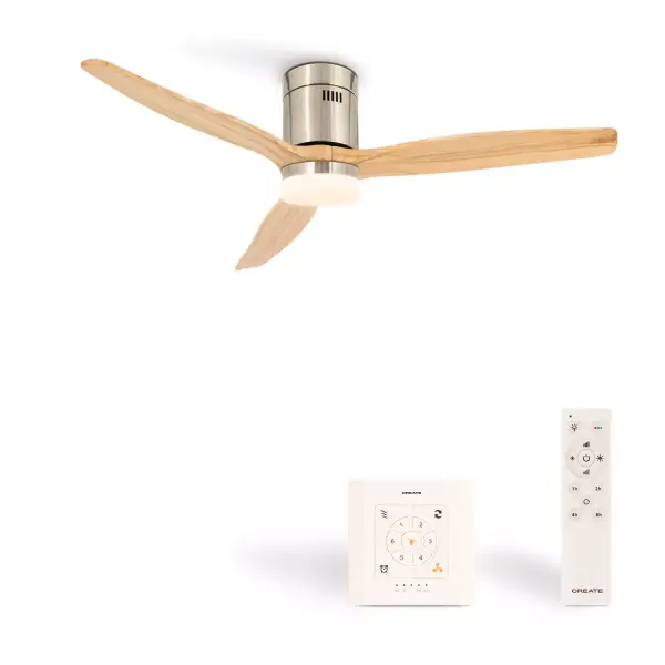 Ventilador de Techo Create Wind Calm 132cm 40W LED WiFi Ventilador de Techo Create Wind Calm 132cm 40W LED WiFi
