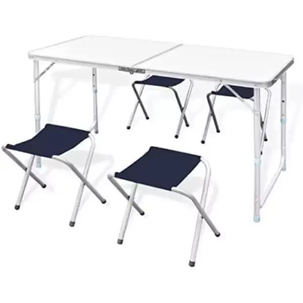 Mesa camping + 4 sillas Mesa camping + 4 sillas
